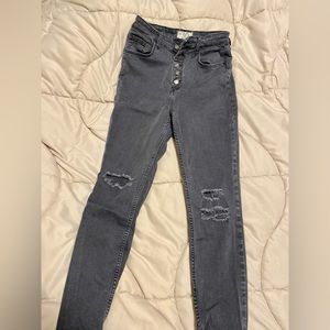 Free People Size 30 Black Skinny Jeans